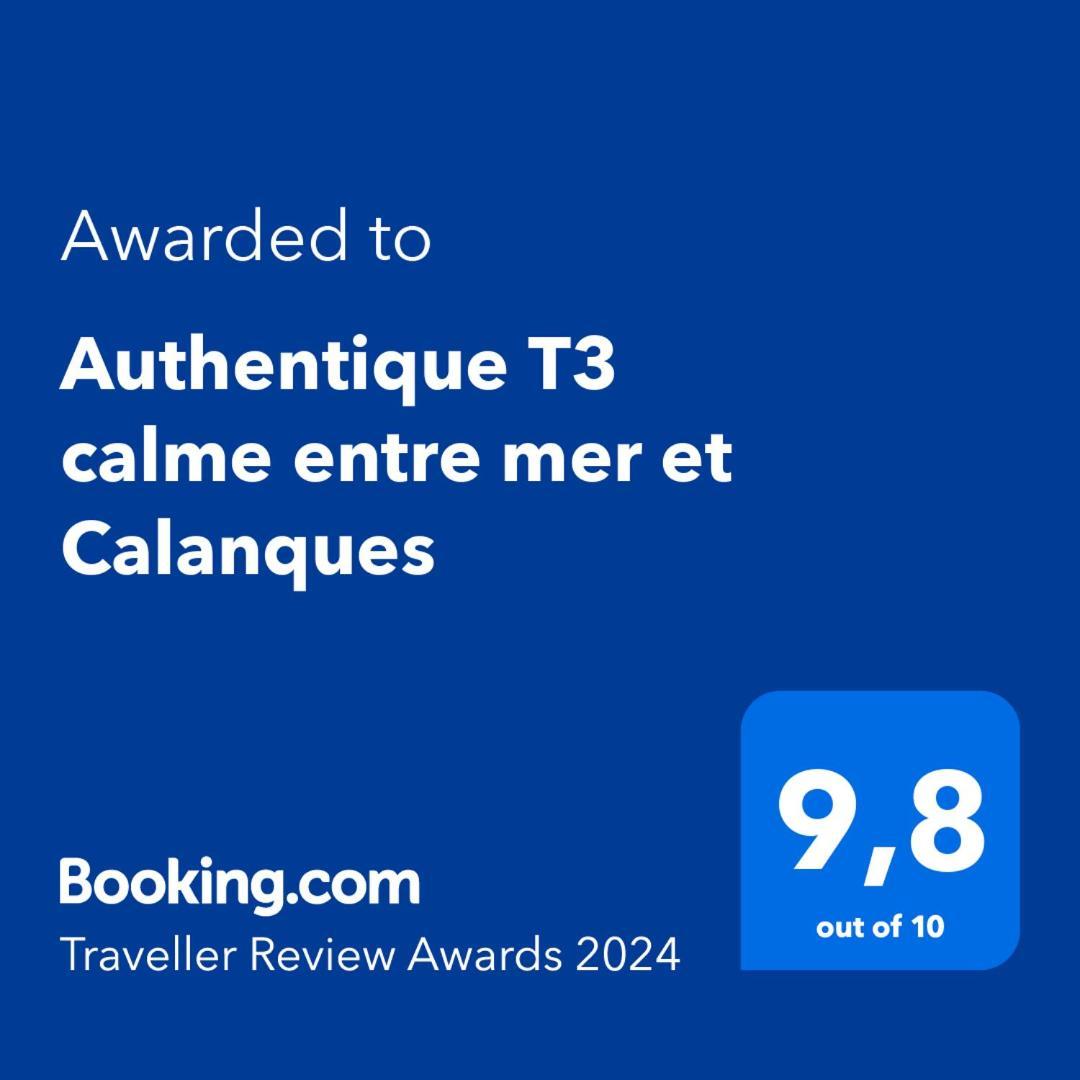 Authentique T3 Calme Entre Mer Et Calanques Марсель Екстер'єр фото